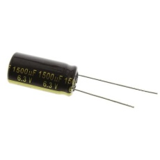 【EEUFM0J152】アルミニウム電解コンデンサ(1500μF/6.3V)