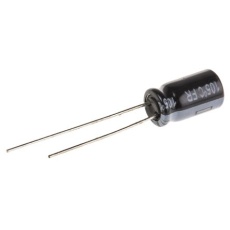 【EEUFR1C221】アルミニウム電解コンデンサ(220μF/16V)