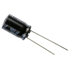 【EEUFR1E681】アルミニウム電解コンデンサ(680μF/25V)