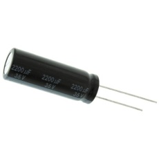 【EEUFR1V222L】アルミニウム電解コンデンサ(2200μF/35V)