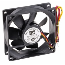 【FD1280-A0151E3AL】軸流ファン 電源電圧：12 V dc DC 80 x 80 x 25mm FD1280-A0151E3AL
