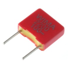 【FKS2-2.2N-100M】フィルムコンデンサ 63V ac 100V dc 2.2nF ±10％