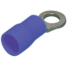 【FV2-S3.3-BLUE】JST 丸形圧着端子 内径：3.2mm スタッド径：M3(#3 → #4) 青 FV2-S3.3 BLUE