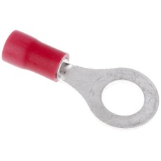 【FVWS1.25-6(LF)】JST リングターミナル 内径：6.4mm スタッド径：M6(1/4) 赤 FVWS1.25-6(LF)