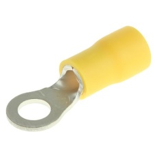 【FVWS5.5-5(LF)】JST リングターミナル 内径：5.3mm スタッド径：M5 黄 FVWS5.5-5(LF)