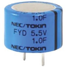 【FYD0H104ZF】電気二重層コンデンサ 5.5V dc 0.1F リード品