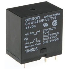 【G4W-2212P-US-TV5-24DC】パワーリレー 24V dc DPNO 基板実装タイプ