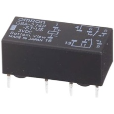 【G6A-274P-ST-US-DC12V】Omron リレー 12V dc、2c接点 基板実装タイプ