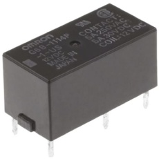 【G6B-1114P-US-U-DC24V】Omron パワーリレー 24V dc SPNO 基板実装タイプ