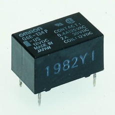 【G6E-134P-US-DC12V】Omron パワーリレー 12V dc、1c接点 基板実装タイプ