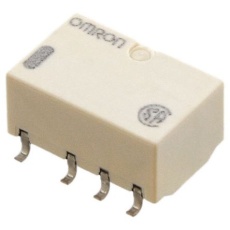 【G6K-2F-Y-DC3V】Omron 高周波リレー (RFリレー) 3V dc DPDT、G6K-2F-Y DC3