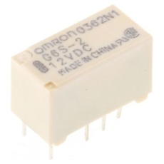 【G6S-2-DC12V】Omron リレー 12V dc、2c接点 基板実装タイプ