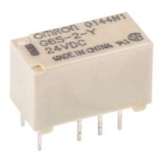 【G6S-2-Y-DC24V】Omron リレー 24V dc、2c接点 基板実装タイプ