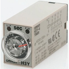 【H3Y-2-DC24-5S】Omron ソリッドステートタイマ H3Y、アナログ、シングル動作 24 V dc プラグイン