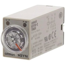 【H3YN-2-AC100-120】Omron ソリッドステートタイマ H3YN、アナログ、オンディレー マルチ動作 100 → 120 V ac