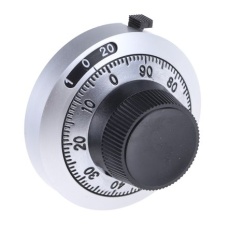 【H-46-6A】ノブ 6.35mm 直径:46mm 丸型