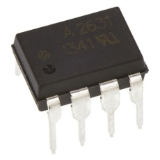 【HCPL-2631-000E】フォトカプラ スルーホール実装 チャンネル数：2 トランジスタ出力