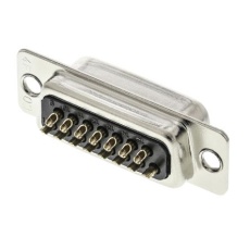 【HDAB-15P(05)】D-subコネクタ 15極 オス ケーブルマウント