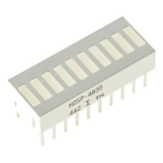 【HDSP-4830】Broadcom LEDディスプレイ、赤、ライトバー、10セグメント、HDSP-4830