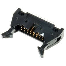 【HIF3BA-16PA-2.54DSA】基板接続用ピンヘッダ(16極、ピッチ：2.54mm、2列)