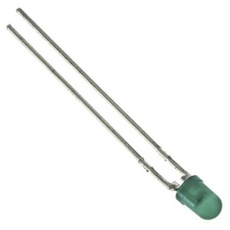 【HLMP-1503】LED 緑 スルーホール実装 3 mm 砲弾型(T-1)