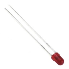 【HLMP-1700】LED 赤 スルーホール実装 3 mm 砲弾型(T-1)