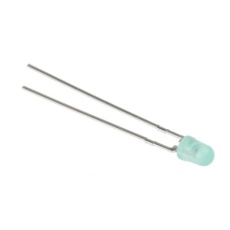 【HLMP-1790】LED 緑 スルーホール実装 3 mm 砲弾型(T-1)