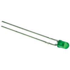 【HLMP-1790-A0002】LED 緑 スルーホール実装 3 mm 砲弾型(T-1)