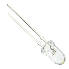 【HLMP-CE34-Y1CDD】LED シアン スルーホール実装 5 mm(T-1 3/4)