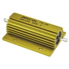 【HS100-50R-J】シャーシ取り付け抵抗器 100W 50Ω ±5％