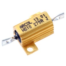 【HS10-270R-J】シャーシ取り付け抵抗器 10W 270Ω ±5％