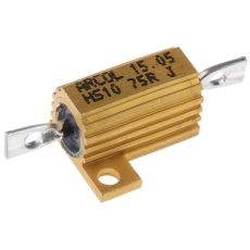 【HS10-75R-J】シャーシ取り付け抵抗器 10W 75Ω ±5％