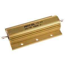 【HS150-680R-J】Arcol 大電力用、メタルクラッド抵抗器、150W、680Ω、±5%