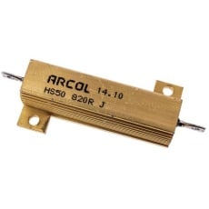 【HS50-820R-J】シャーシ取り付け抵抗器 50W 820Ω ±5％