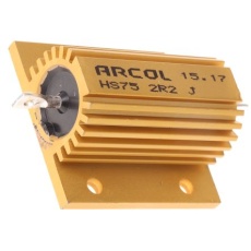 【HS75-2R2-J】シャーシ取り付け抵抗器 75W 2.2Ω ±5％