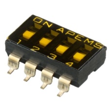 【IKD0403000】APEM ディップスイッチ 埋込型アクチュエータスライド SPST