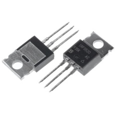 【IRF9520PBF】Pチャンネル MOSFET100 V 6.8 A スルーホール パッケージTO-220AB 3 ピン