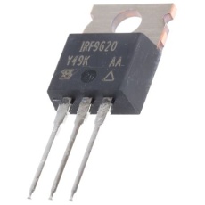 【IRF9620PBF】Pチャンネル MOSFET200 V 3.5 A スルーホール パッケージTO-220AB 3 ピン