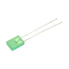 【L-113GDT】LED 緑 スルーホール実装 長方形