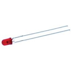【L-1154SURDK】LED 赤 スルーホール実装 3 mm 砲弾型(T-1)