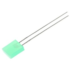 【L-153GDT】LED 緑 スルーホール実装 長方形