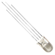 【L-154A4SURKQBDZGW】LED、RGB、スルーホール実装、5 mm (T-1 3/4)
