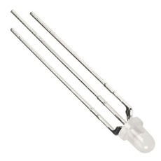 【L-3VEGW】LED 緑 赤 スルーホール実装 3 mm 砲弾型(T-1)