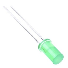 【L-483GDT】LED、緑、スルーホール実装、5 mm (T-1 3/4)