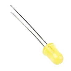 【L-7113YD】LED、黄、スルーホール実装、5 mm (T-1 3/4)、L-7113YD