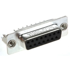 【L77SD-AH15S-OL2-RM5】D-subコネクタ 15極 メス パネルマウント