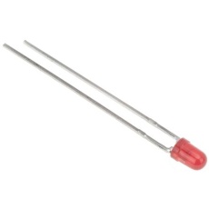 【L-934ID】LED 赤 スルーホール実装 3 mm 砲弾型(T-1)
