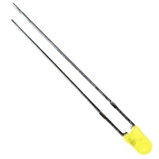【L-934SYD】LED 黄 スルーホール実装 3 mm 砲弾型(T-1)
