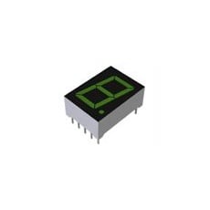 【LA-501MN】ローム LEDディスプレイ、単桁、緑、LED、7セグメント、LA-501MN