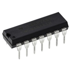【LMC6484AIN/NOPB】オペアンプ スルーホール 4回路 単一電源